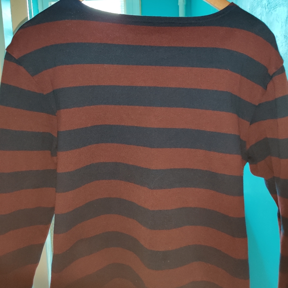 Muji Cotton Striped Sweater